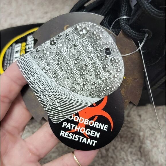 Original SWAT Classic 6" Side Zip Black WP Safety Tactical Boots (116101) Size 7 - Picture 11 of 12